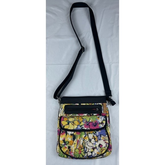 Donna Sharp Kentucky Original Quilted Floral Crossbody Bag Pink Lining - Picture 2 of 11